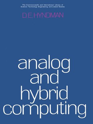 cover image of Analog and Hybrid Computing